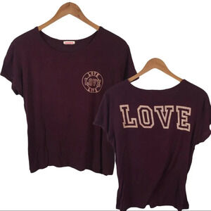 WS561 Cardio Couture LOVE Soft Crop Top Shirt XL